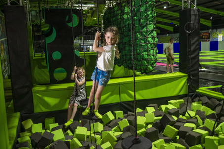 Ninja Obstacle Course at Flip Out Somerset