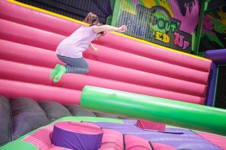 Ninja Wipeout at Flip Out Hereford