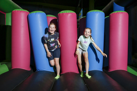 Inflatable at Flip Out Glasgow
